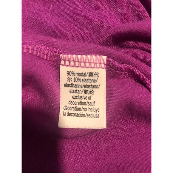 Victoria’s Secret oversized button up plum super soft women's night shirt sz L - Picture 6 of 6